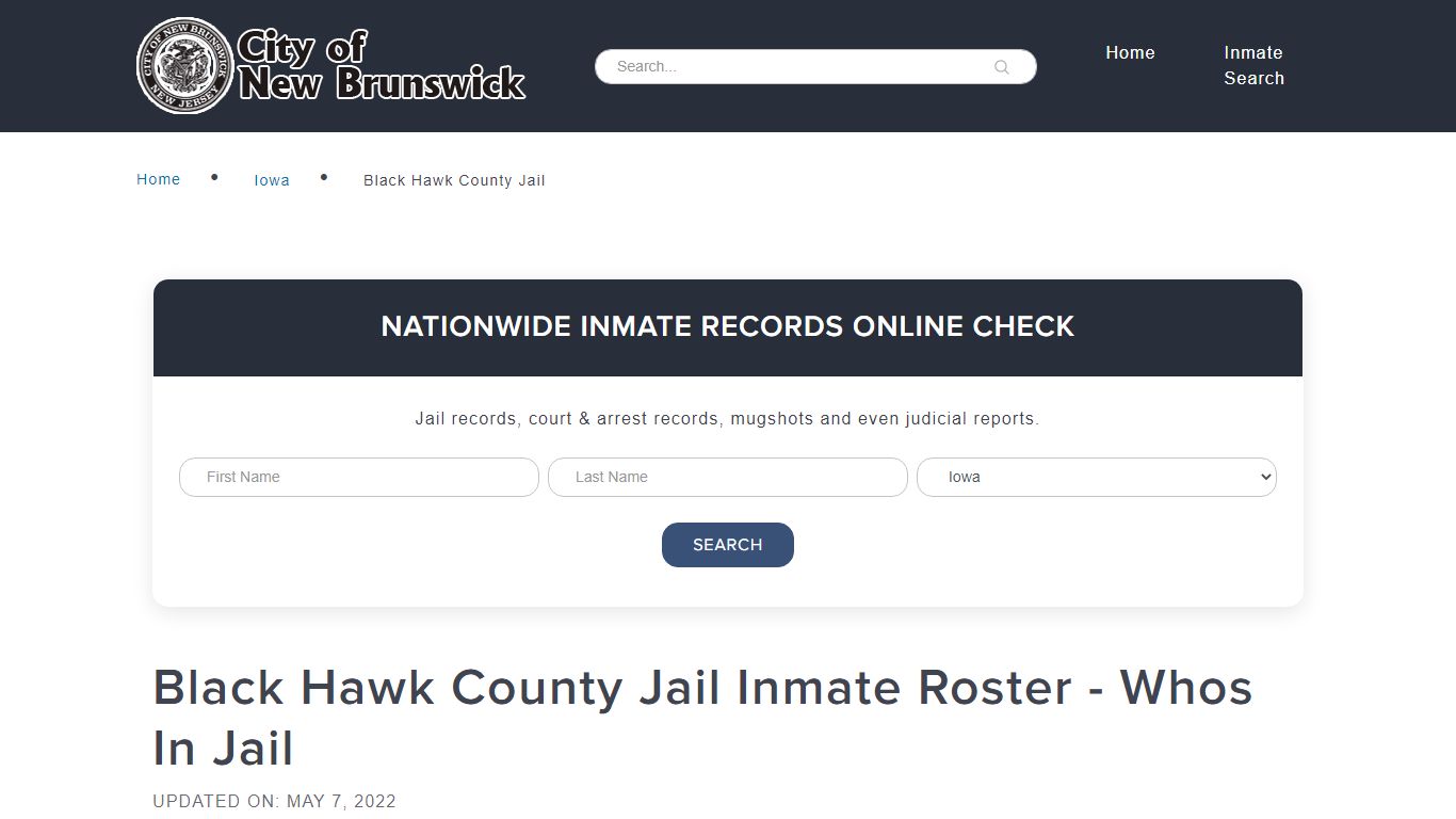 Black Hawk County Jail Inmate Roster - Whos In Jail