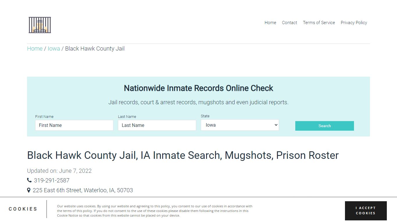 Black Hawk County Jail, IA Inmate Search, Mugshots, Prison Roster